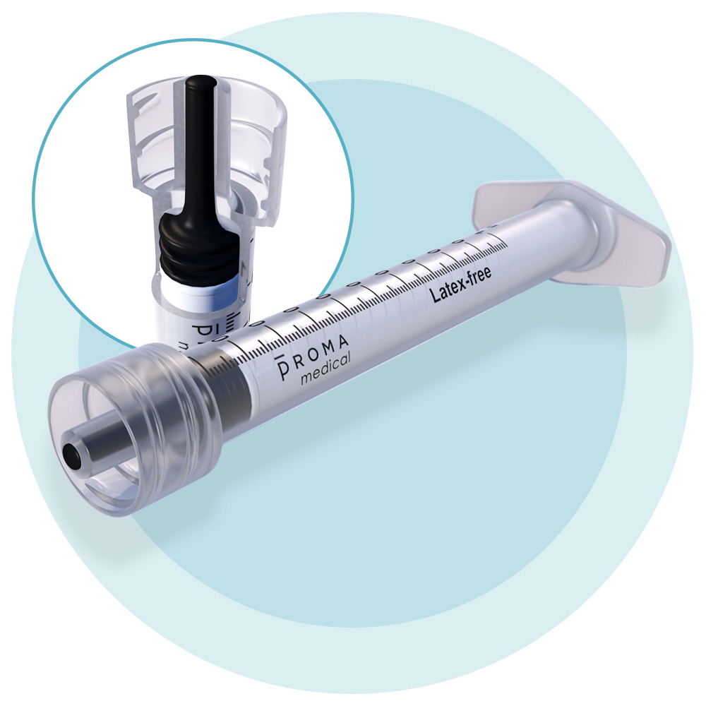 Proma inject - Low dead space syringe