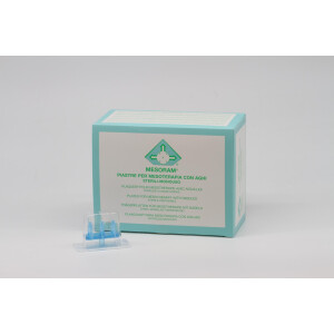 Mesoram multi injector plates with micro-injection needles, linear, 3-fold, 27G / 4mm, 36pcs.