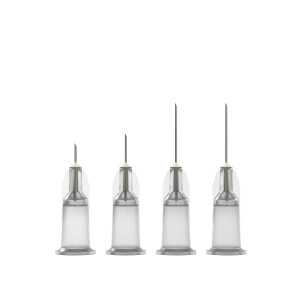 Mesoram micro-injection needles,  27G / 12mm, 100pcs.