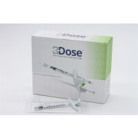 3Dose fine dosage syringe, 125 Green, 1ml, 10 pcs.