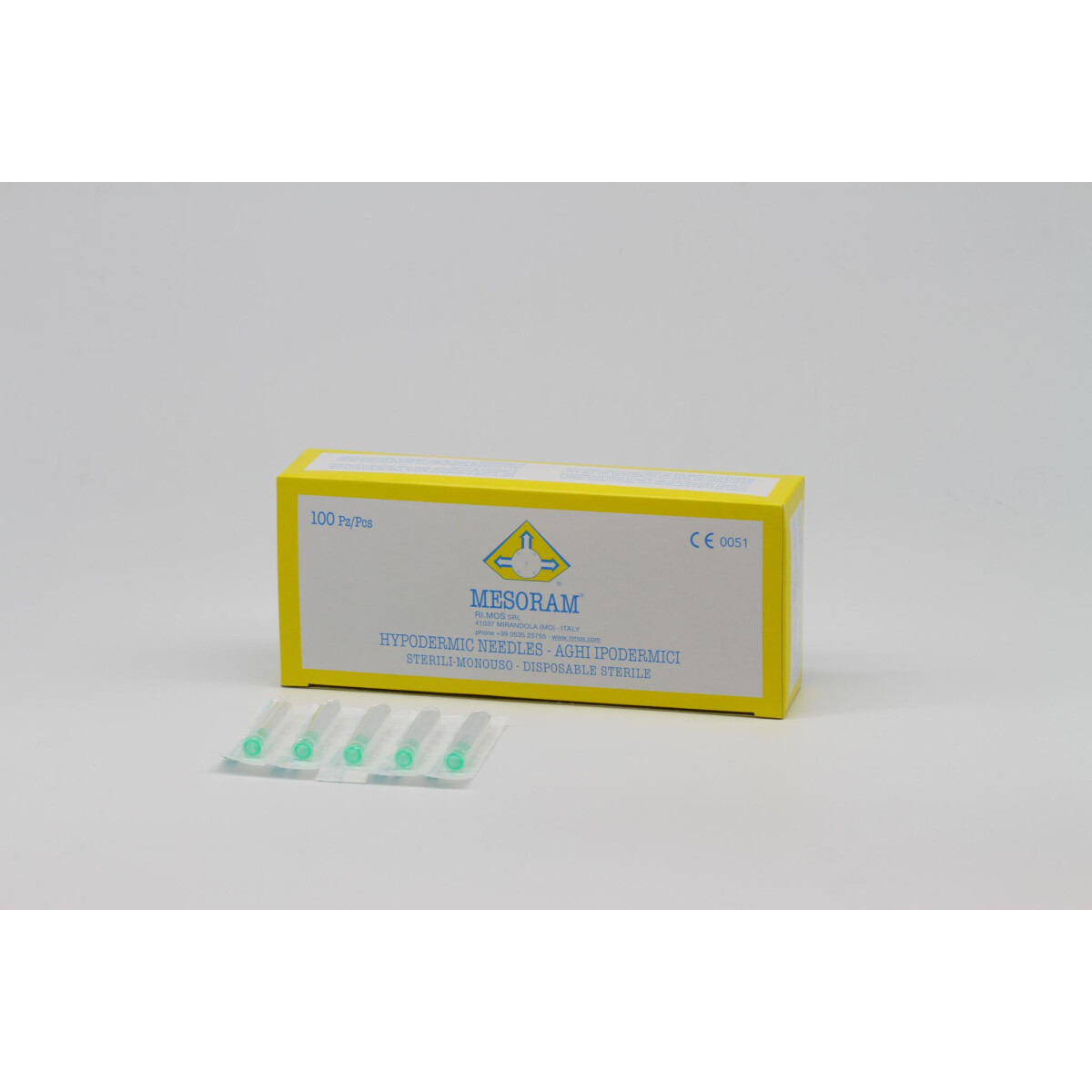 Mesoram micro-injection needles, Needles 33G / 4mm, 100pcs.