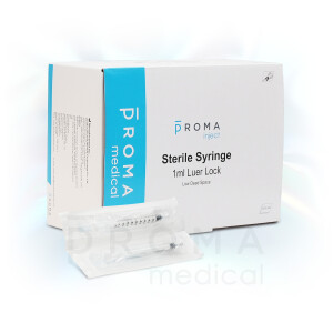 Proma inject LDS Syringe, Luer-Lock, low dead space, 1ml, 100 pcs.